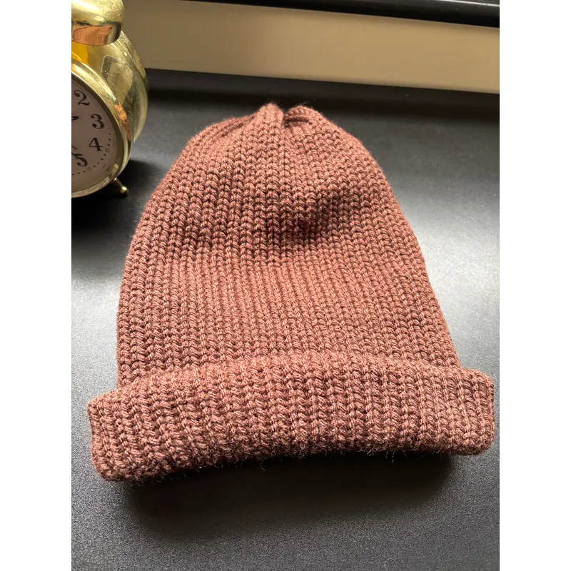 Homemade Knitted Winter Beanie Hat